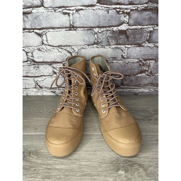 BANGS Shoes Hi Top Carolina Trees Rust Black High Top Sneakers Women 8.5M US/39 - Picture 2 of 16